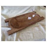 WOOD DOUGH BOWL 91/2" X 22"