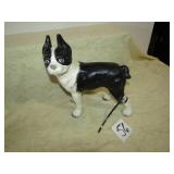 COLLECTIBLE CAST IRON DOG DOOR STOP 10" TALL