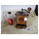 SMALL COFFEE MILL W/ DRAWER