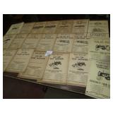 20+ CO-OP ,COCKSHUTT PARTS LIST MANUALS