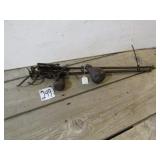 2 COTTON SCALES W/ WEIGHTS