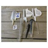 6- ADVERTISING RAIN GUAGES