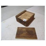 CAPE WELL HORSE NAILS WOOD BOX W/ 25LBS OF NAILS