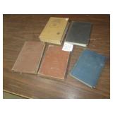 5 BOOKS -- 1899 VOL 37 DRPART. OF AG. ILLINOIS;