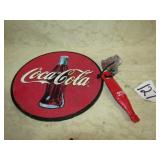COKE COLLECTIBLES -CI 91/2" ROUND ADV. ,2 OPENERS