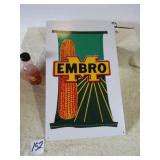 EMBRO SEED METAL SIGN