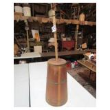 WOODEN BUTTER CHURN W/ STOMPER