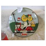 COLLECTIBLE 12" PORCELAIN ESSO SIGN