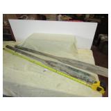 PR. OLD WOODEN BOAT ORRS W/ OLD GREEN PAINT