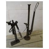 2- OLD METAL JACKS