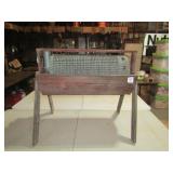 SEED CORN GRADER  W/ OLD RED PAINT