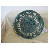 COLLECTIBLE JD & MANSUR ROUND CAST IRON SEAT 111/"