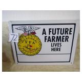 FFA METAL SIGN 11 X 15