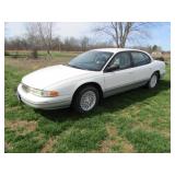 1997 CHRYSLER LHS 4 DOOR CAR ,TWO- TONE WHITE ,