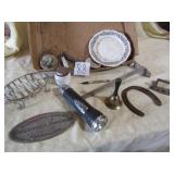 VINTAGE FLASH LIGHT ; SOAP RACK ; MORE