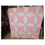 VINTAGE PINEAPPLE PASSION HAND STITCHED QUILT