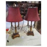 PAIR OF MODERN TABLE LAMPS