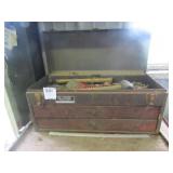 HOMAK 2 DRAWER TOOL BOX W/ TOOLS