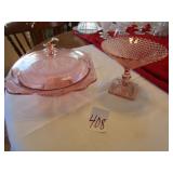 PINK DEPRESSION BOWL & CANDY DISH