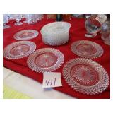 12- 6" COFFEE CUP PLATES MISS AMERICA