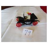 VINTAGE MODEL T FORD EARLY PLASTIC CAR W/ SALT /