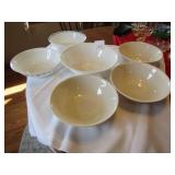 6- CORELLE SERVING BOWLS