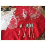 SALAD BOWL ; CENTER BOWL; JUICE PITCHER; MORE