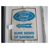 FORD COLLECTIBLE PARTS SERVICE METAL SIGN