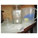I GAL. DRINK SISPENSER ; TUPPERWARE PITCHER
