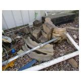 LANDSCAPPING CONCRETE BORDERS