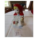 8" LITTLE RED RIDING HOOD CREAMER