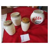 4 PIECES VINTAGE BAKER