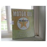 TEXACO METAL MOTOR OIL SIGN