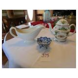 ENGLAND TEA POT ; GRAVY BOAT; MORE