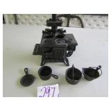 MIINIATURE CAST IRON COOK STOVE