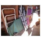 LAWN CHAIRS ; FOLDING CHAIRS ; MORE