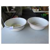 2 GRANITE DISH PANS