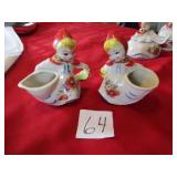 LITTLE RED RIDING HOOD CREAMER / SUGAR ,5 "