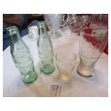 2 COKE BOTTLES - MATTOON ,CHICAGO ; MORE