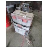 CRAFTSMAN POLY ROLL AROUND TOOL CHEST W/ TROUBLE