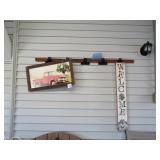 WELCOME SIGN; 50" YARD STICK ;FORD PICTURE