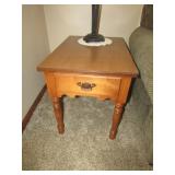 2- YOUNG REPUBLIC TELL CITY HARD MAPLE END TABLES