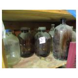 AMBER GAL. JARS ; MORE