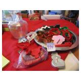 VINTAGE COOKIE CUTTERS ; RIBBED JUICE PITCHER ;