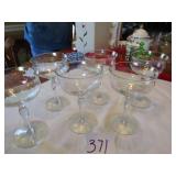 6 6- IRIDESCENT STEMWARE