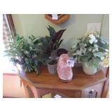 3 DECOR GREENERY; SALT ROCK