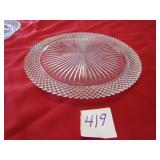 12" MISS AMERICA CAKE PLATE