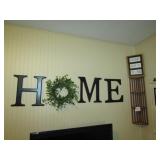 HOME LETTER DECOR ; CORNER SHELF ; DECOR