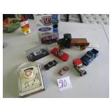 8 TOY TRUCKS ; FISHER PRICE ; MORE