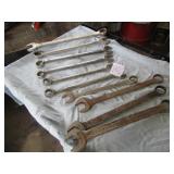10 -WRENCHES 7/8 UP TO 1 1/8"
